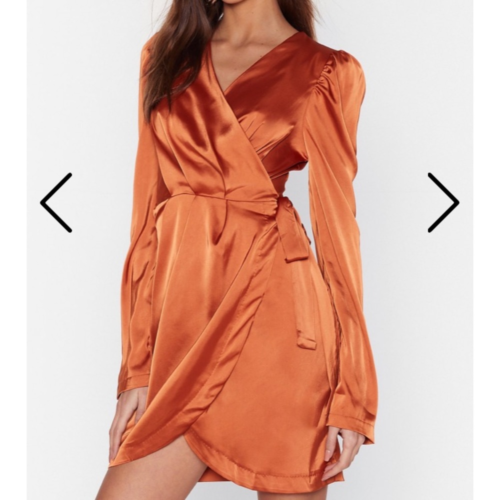 Tie the knot silk dress